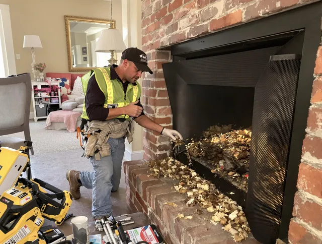 Safe screening installation by Marblehead Chimney Sweep in Marblehead, MA