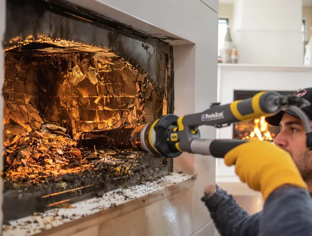 Professional chimney cleaning by Marblehead Chimney Sweep in Marblehead, MA