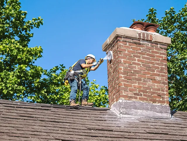 Marblehead Chimney Sweep performing an inspection with advanced tools in Marblehead, MA