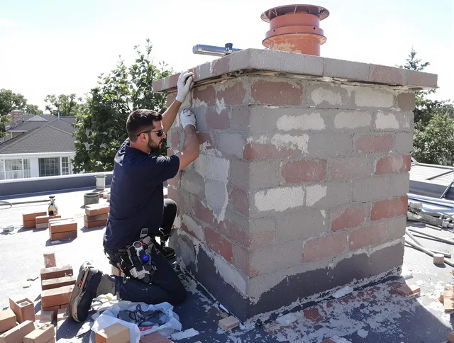 Advanced chimney repair process by Marblehead Chimney Sweep in Marblehead, MA