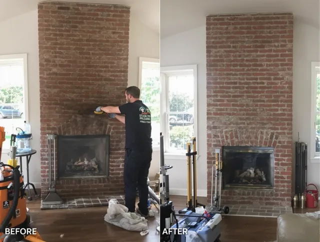 Finished chimney sweeping service by Marblehead Chimney Sweep in Marblehead, MA