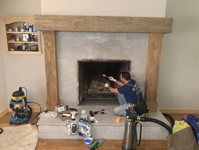 Detailed creosote removal process by Marblehead Chimney Sweep in Marblehead, MA