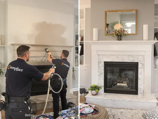 Professional soot removal by Marblehead Chimney Sweep team in Marblehead, MA